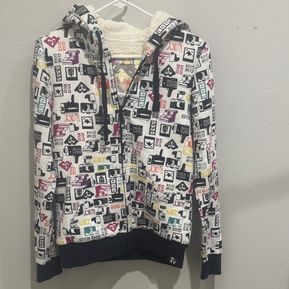 Roxy Sherpa Lined Hoodie